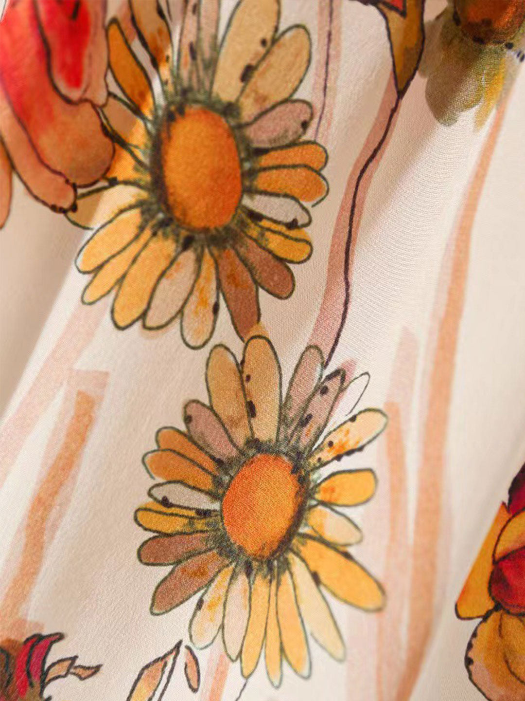 Floral Blouse | Puff Sleeves | Aurora Collection