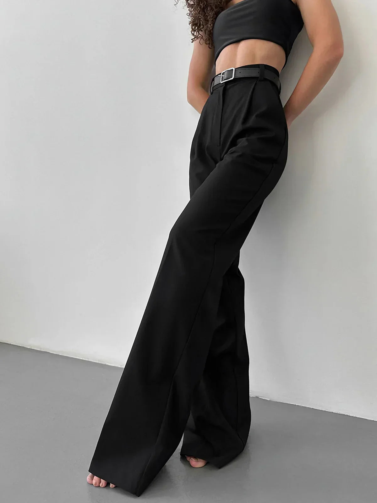 High Waist Wide Leg Trousers | Tailored Office to Evening