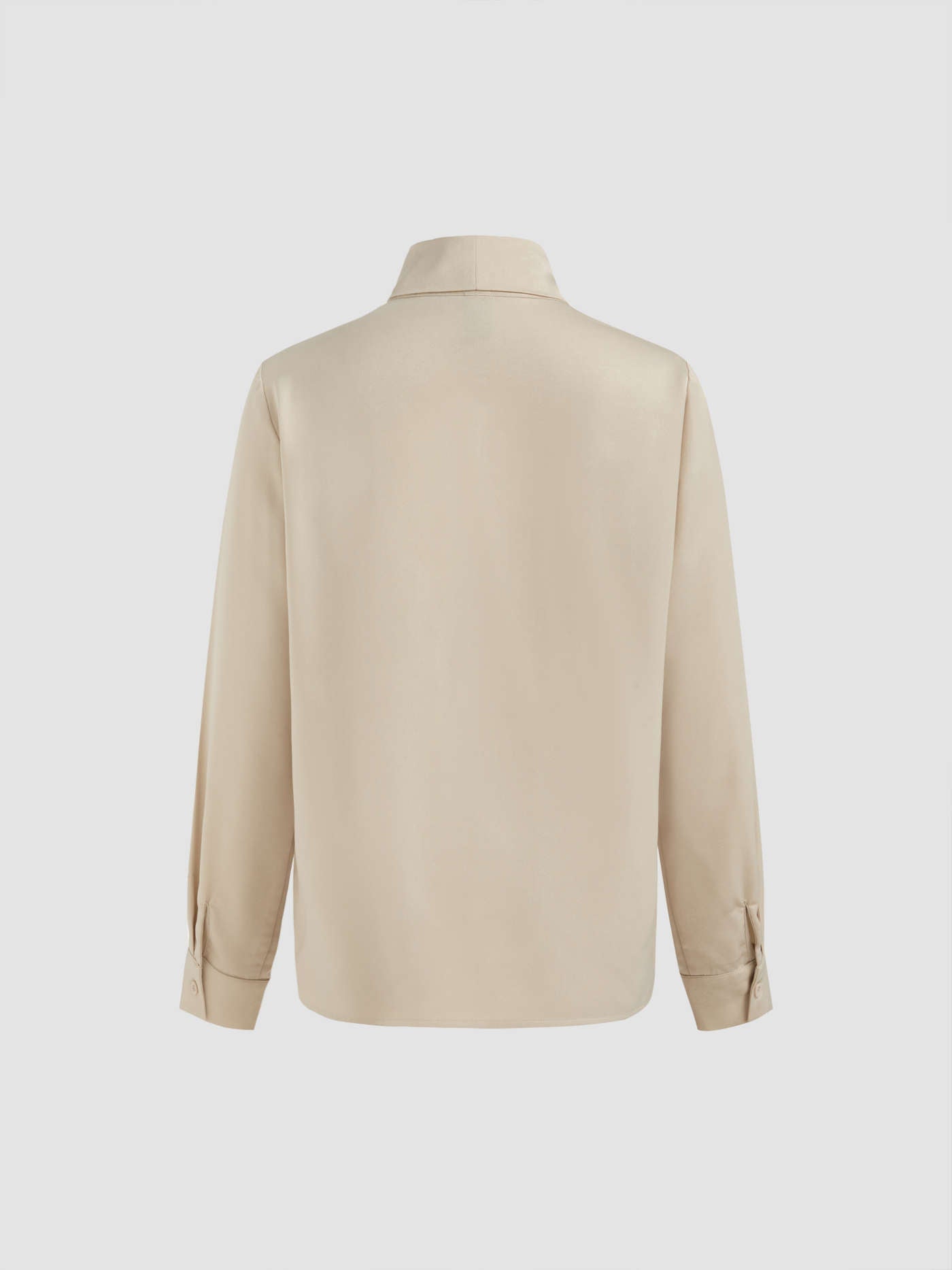 Chiffon Bow Tie Blouse | Long Sleeve | Regular Fit