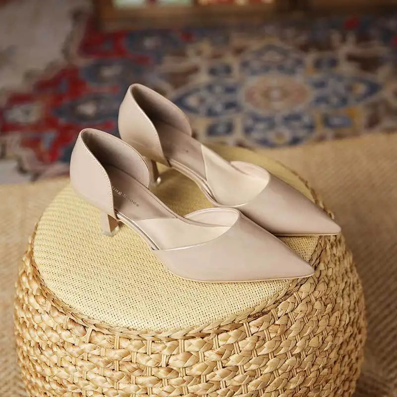 Pointed Toe Patent Heels | Slip-On Pumps