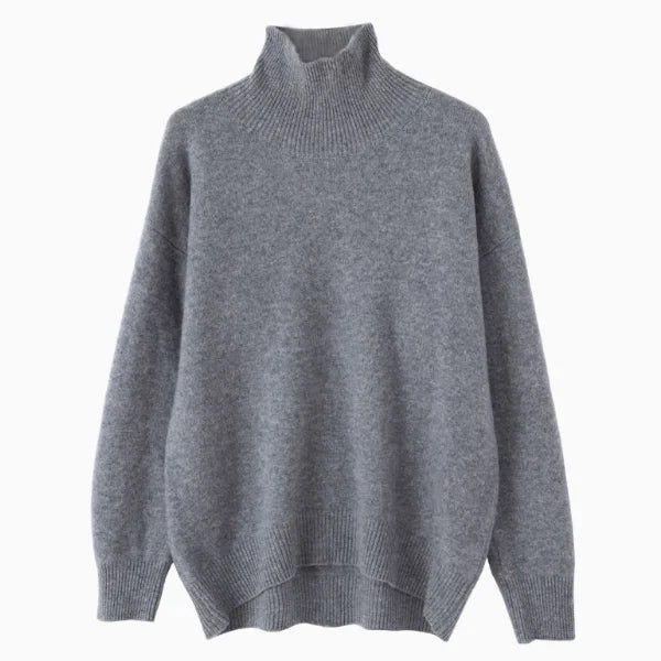 Cashmere Turtleneck Sweater | Relaxed Fit | Maison Collection