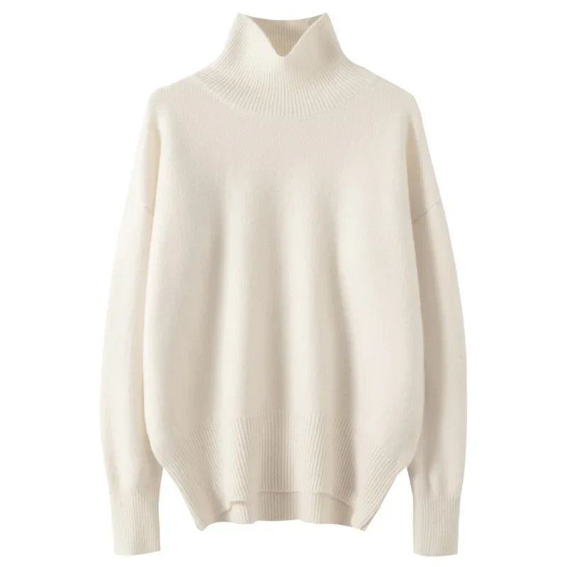 Cashmere Turtleneck Sweater | Relaxed Fit | Maison Collection