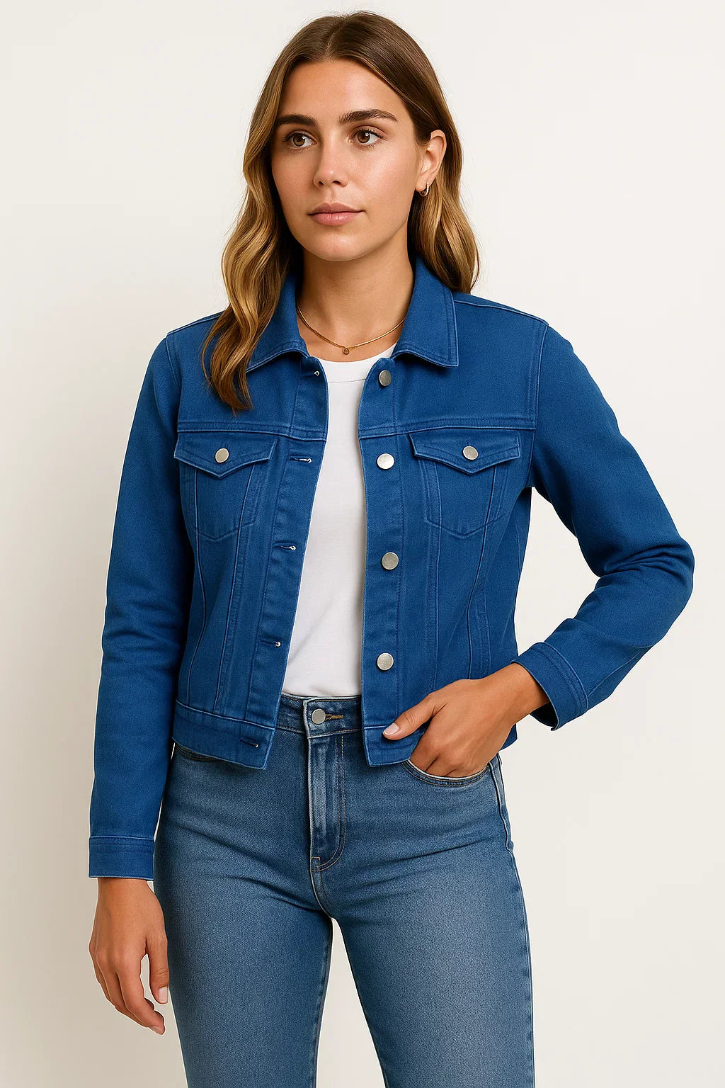 Maison Denim Jacket | Classic Button-Down Design