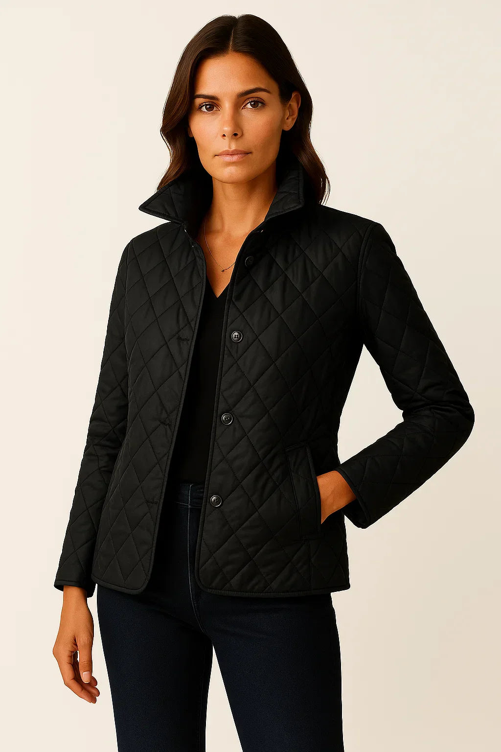 Quilted Jacket | Single Breasted | Lightweight Outerwear
