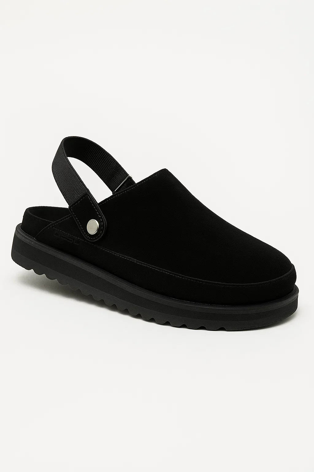 Maison Plush-Lined Mule Slippers | PU Leather | Thick Sole