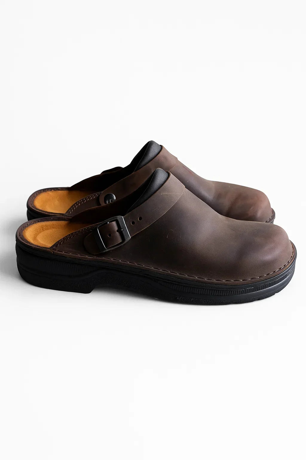Unisex Clog Slippers | PU Leather | Orthopaedic Comfort Slip-On