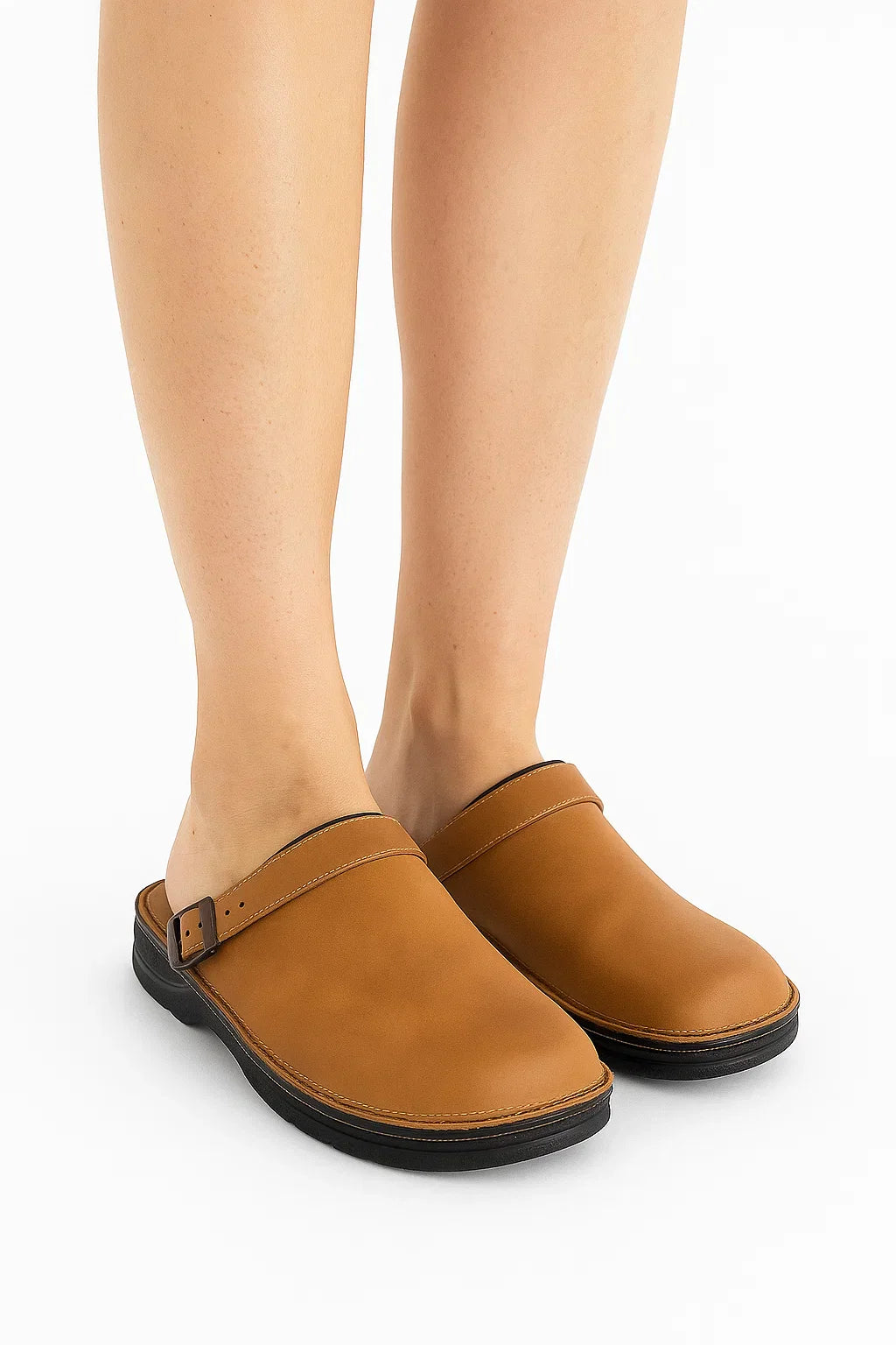 Unisex Clog Slippers | PU Leather | Orthopaedic Comfort Slip-On