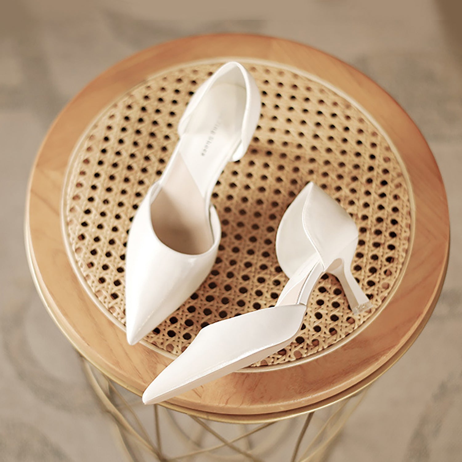 Pointed Toe Patent Heels | Slip-On Pumps