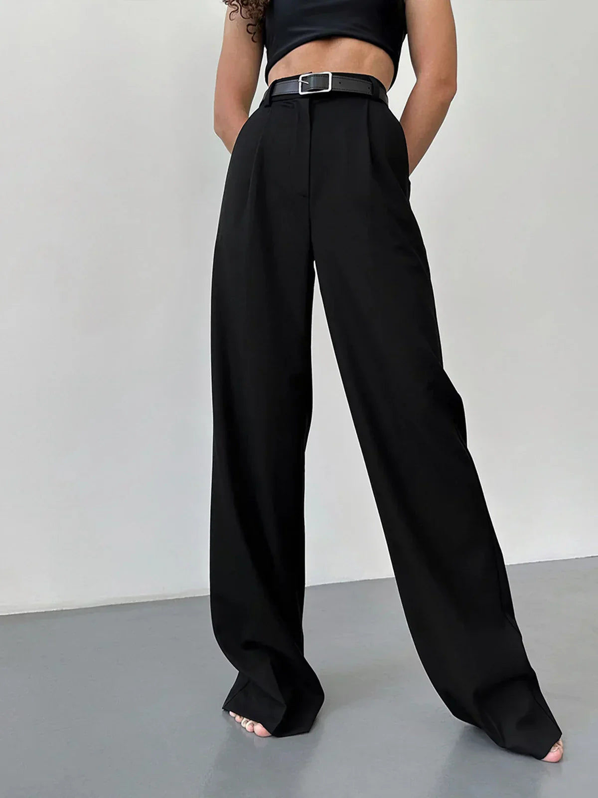 High Waist Wide Leg Trousers | Tailored Office to Evening