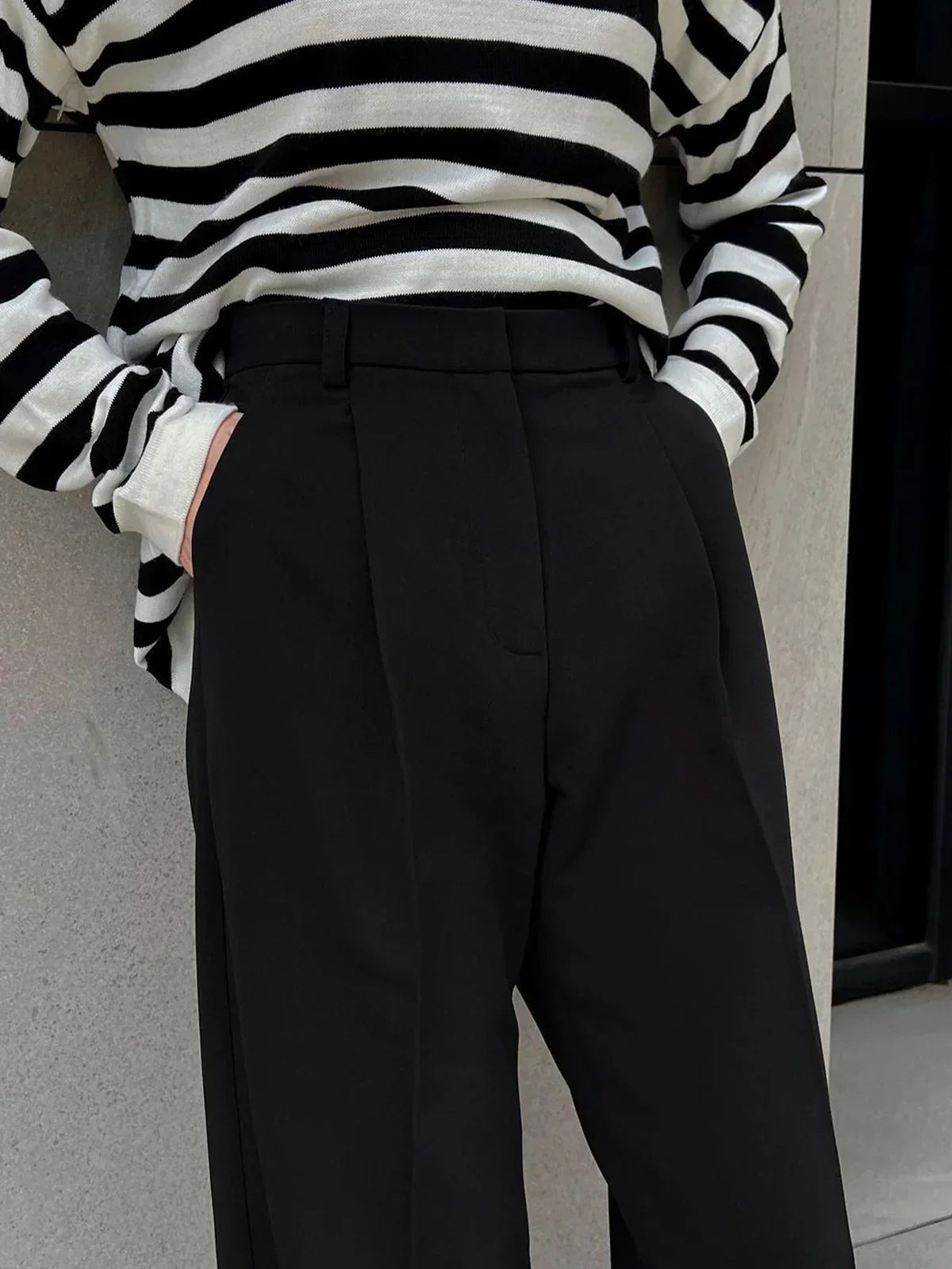 High Waist Wide Leg Trousers | Tailored Office to Evening