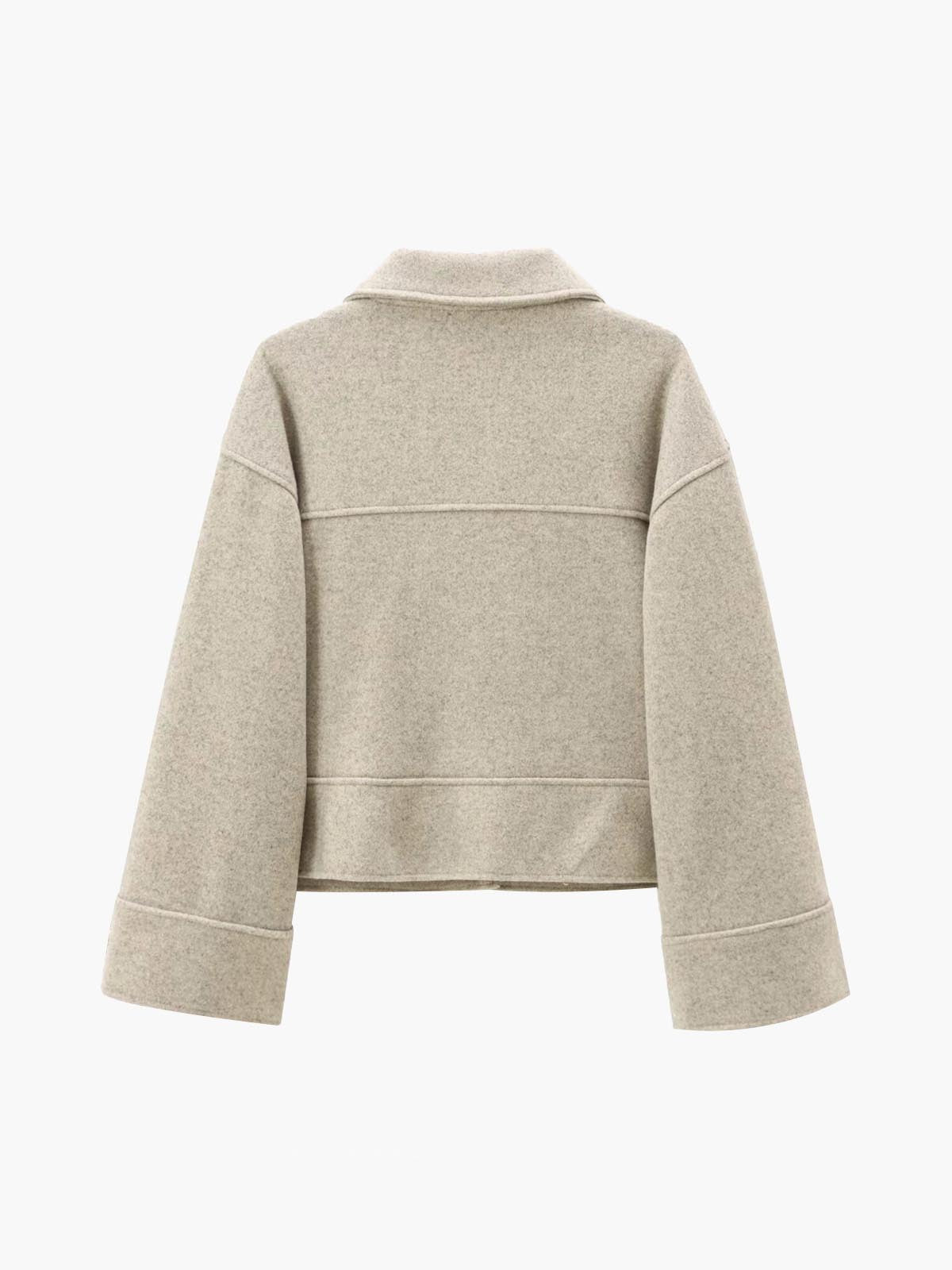 Maison Short Wool-Blend Jacket | Structured Fit