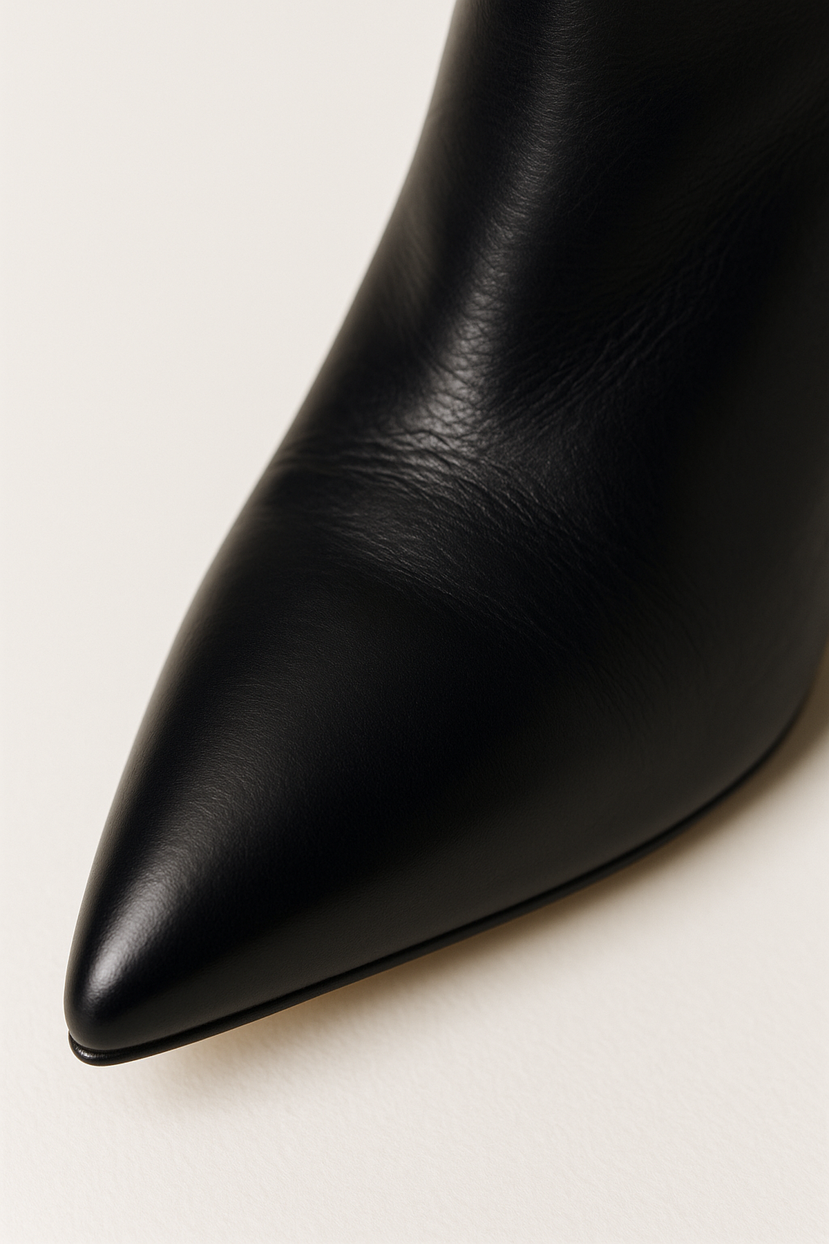 Atelier Croc-Embossed Knee-High Boots | Pointed Toe | Block Heel