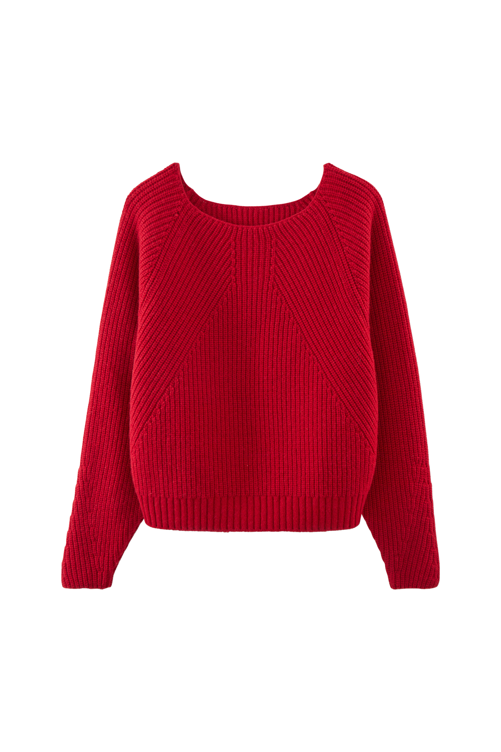 Merino Wool Sweater | Ribbed Knit | Relaxed Fit