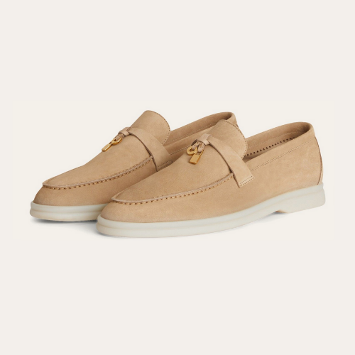 Suede Loafers | Hand-stitched | Lightweight Sole