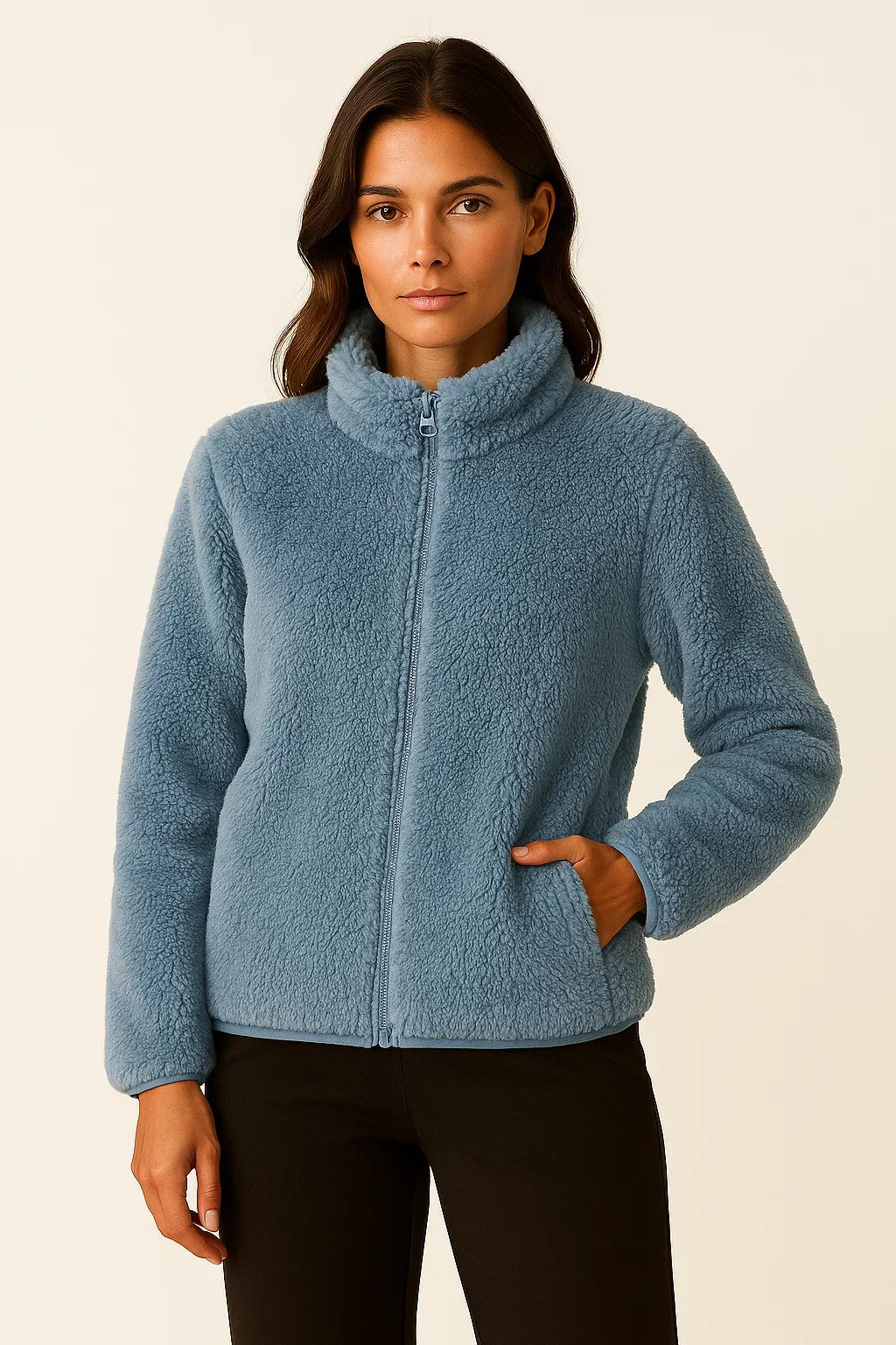 Fleece Zip Jacket | Soft Polar Knit | Regular Fit